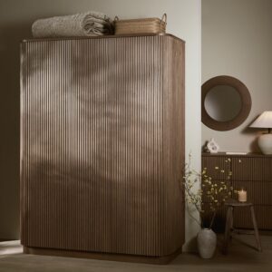 Maru Triple Wardrobe, Silver Oak